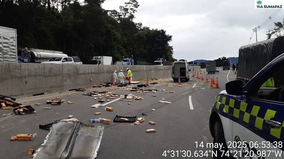 Tragedia en la vía Fusagasugá-Bogotá: conductor murió en accidente de tránsito