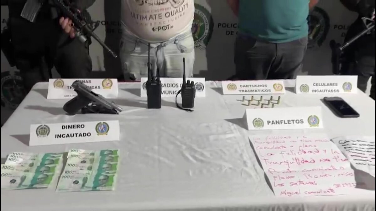 Capturaron a 2 extorsionistas de la banda criminal 'Los Satanás' en Kennedy