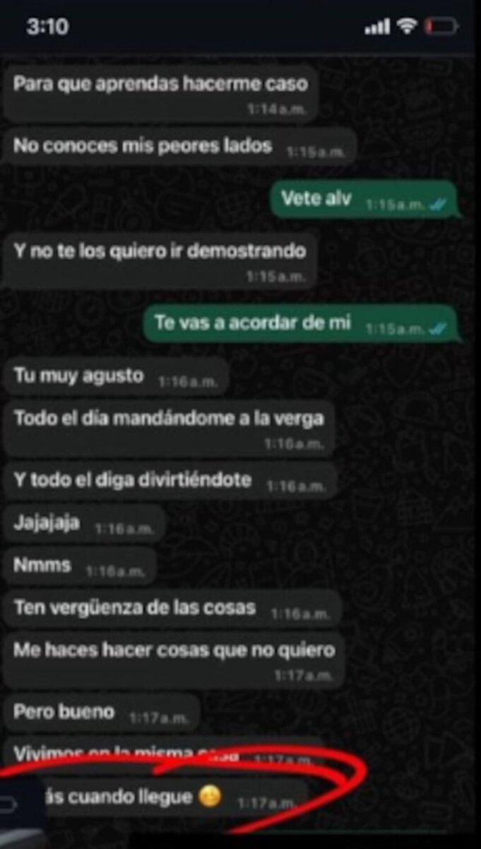 Salen a la luz los chats que revelarían al culpable del asesinato de Valeria Márquez 2 Salen a la luz los chats que revelarían al culpable del asesinato de Valeria Márquez La influencer Valeria Márquez fue asesinada en plena transmisión en vivo. Hoy, unos chats revelados podrían acercar la verdad sobre quién quería hacerle daño.