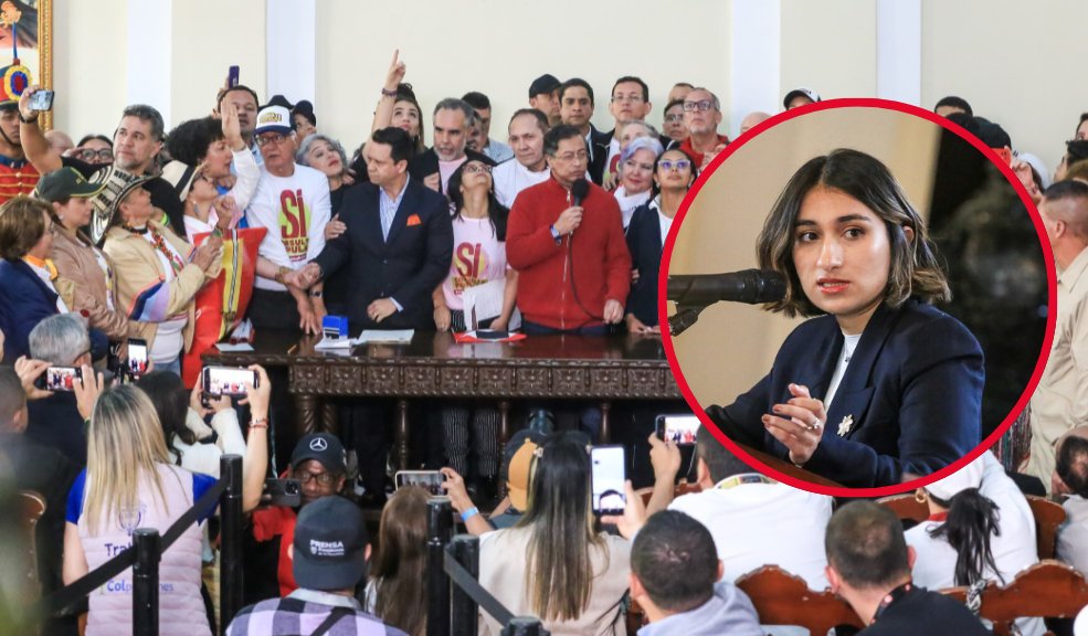 ¿Por qué Laura Sarabia no acompañó a Petro en las marchas del Día del Trabajo? 4 ¿Por qué Laura Sarabia no acompañó a Petro en las marchas del Día del Trabajo? Se trató de la canciller, Laura Sarabia, una cara que antes era muy familiar por su cercanía con el mandatario y quien sorpresivamente no se vio en la Plaza de Bolívar.