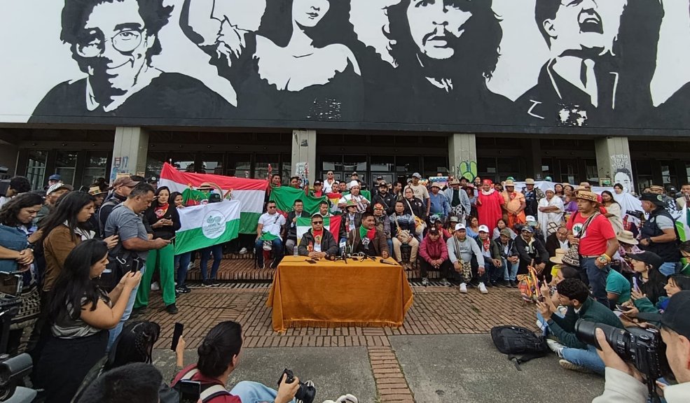 La minga indígena seguirá en la U. Nacional para exigir acuerdos con el Gobierno 2 La minga indígena seguirá en la U. Nacional para exigir acuerdos con el Gobierno Aunque ya se ha avanzado en temas importantes, los líderes indígenas aseguran que aún falta mucho por cumplir.