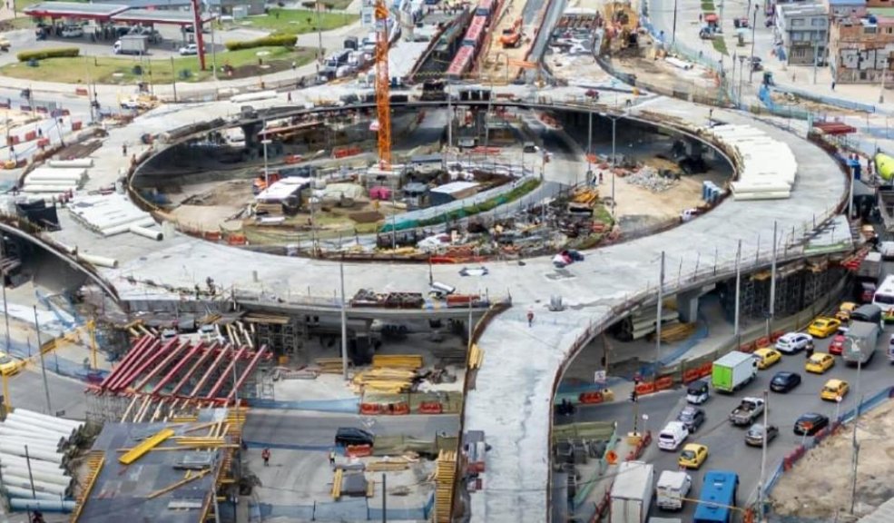 ¡Pilas! Anuncian cierre en la glorieta de la Av. Cali con A. Américas por obras Los cierres se extenderán durante varios días en horario nocturno, de 11:00 p. m. a 4:00 a. m.