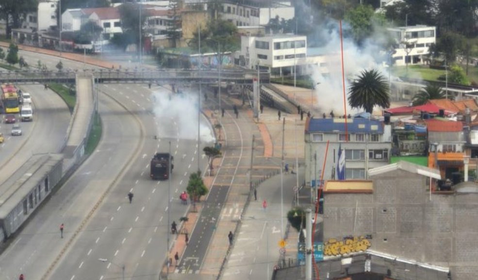 ¡Atención! Se presenta bloqueo en la A. 26 por manifestación en la U. Nacional 1 ¡Atención! Se presenta bloqueo en la A. 26 por manifestación en la U. Nacional