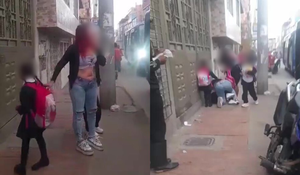 Mujer golpeó brutalmente a quien sería su hijastra en plena calle de Suba 9 Mujer golpeó brutalmente a quien sería su hijastra en plena calle de Suba La agresión ha generado una fuerte ola de rechazo entre los habitantes del barrio Santa Cecilia en Suba.