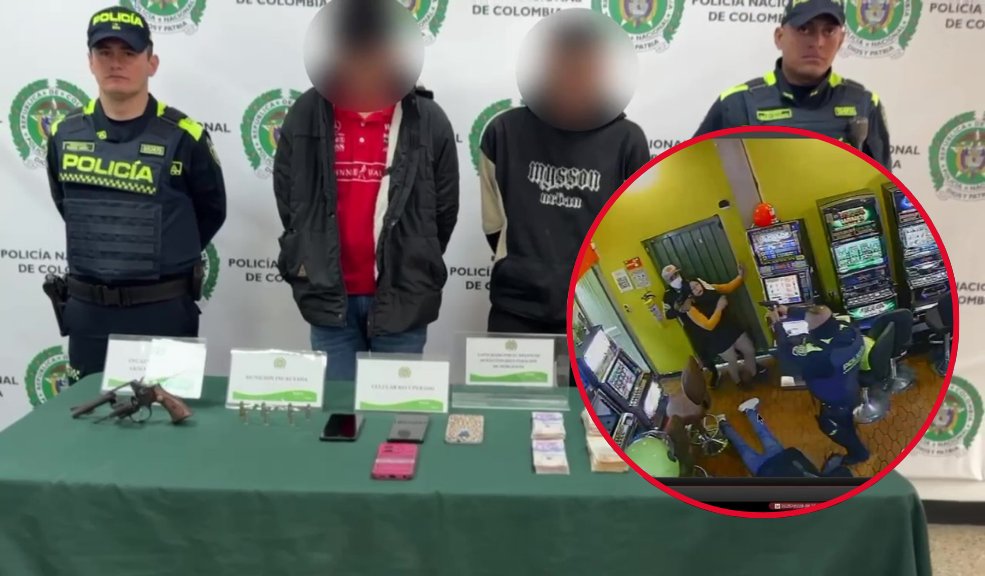 En Bosa capturaron a 2 personas por presunto robo a un casino Según el reporte oficial, los ladrones ingresaron armados al casino e intimidaron al personal para llevarse el producido del día.