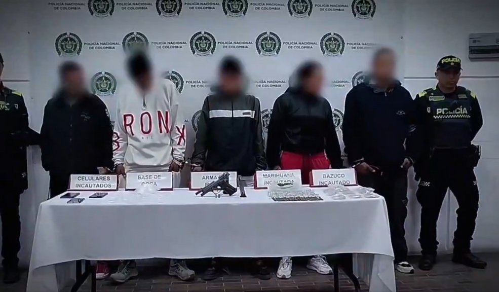 5 capturados por usar adolescentes para vender de drogas en Ciudad Bolívar