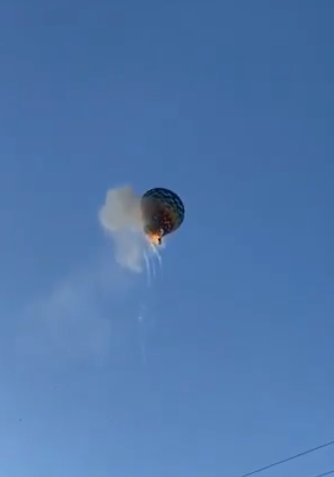 8 muertos en accidente de Brasil globo aerostático se incendió en pleno vuelo