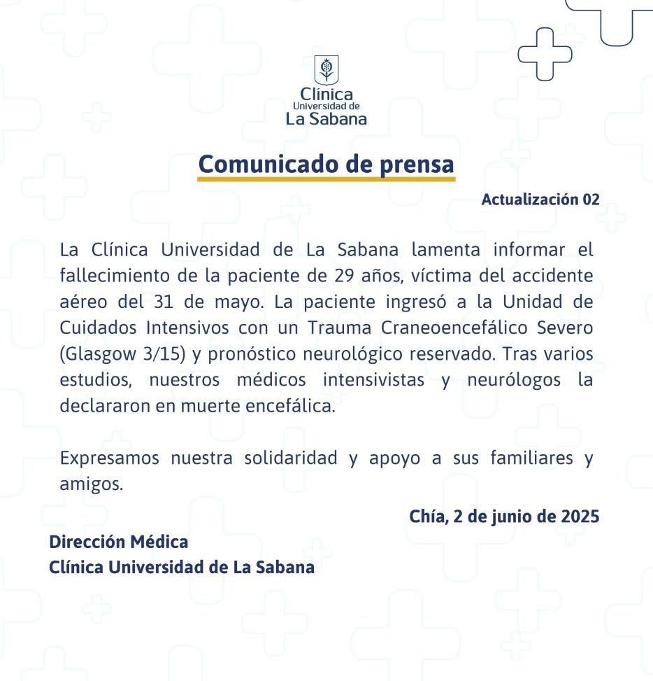 Confirman la primera muerte tras accidente de avioneta en Cundinamarca
