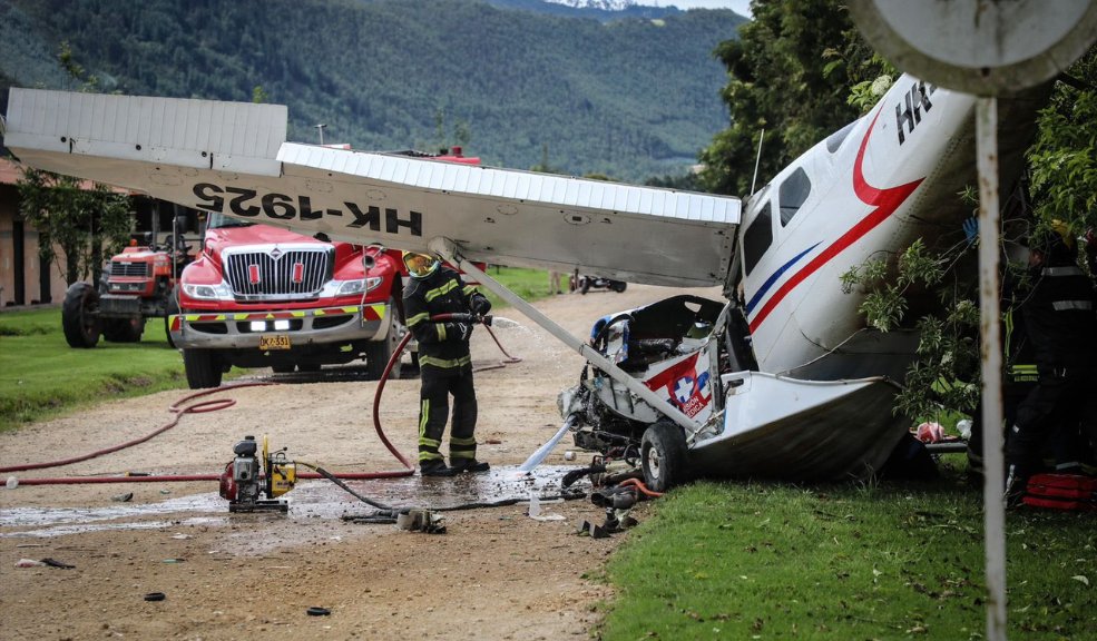 Confirman la primera muerte tras accidente de avioneta en Cundinamarca 6 Confirman la primera muerte tras accidente de avioneta en Cundinamarca