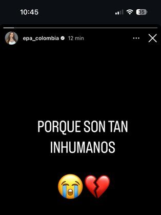"Llevamos días sin comer. Por favor, que nos ayuden. Todo picho": Epa Colombia en la cárcel En un video que se hizo viral en redes sociales, la influenciadora Epa Colombia, y otras reclusas de la cárcel El Buen Pastor, denunciaron que reciben comida en mal estado. Familia de la empresaria también se manifestó.