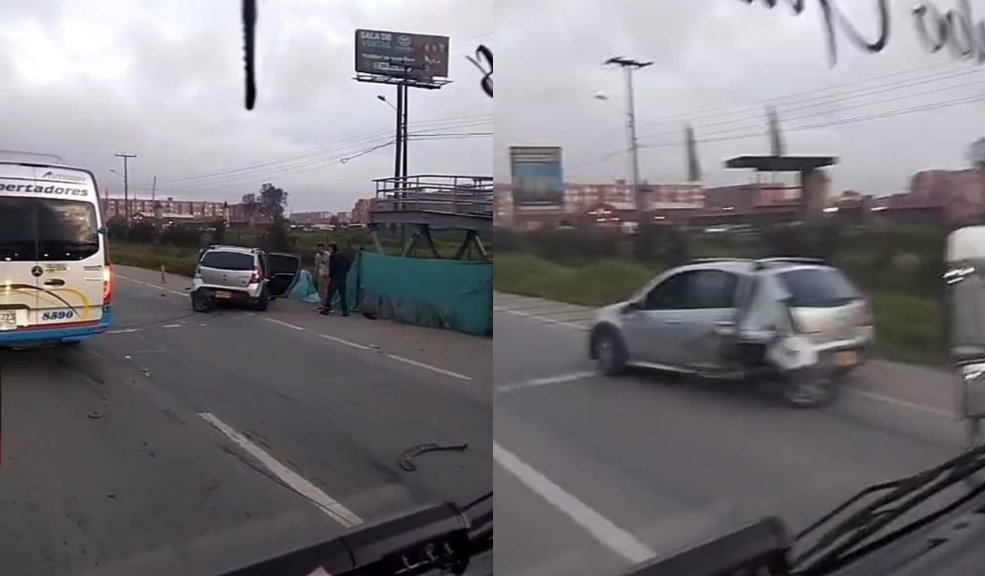 En Madrid: conductor aparentemente ebrio choca y se da a la fuga 1 En Madrid conductor aparentemente ebrio choca y se da a la fuga m