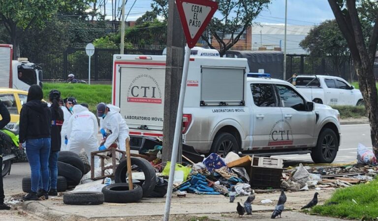 Hallan cadáver dentro de una lona en Tunjuelito