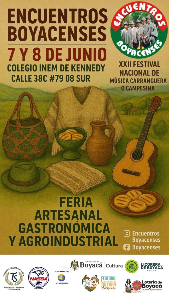 Llega a Kennedy el Festival de Encuentros Boyacenses: prográmese para disfrutar 1 Llega a Kennedy el Festival de Encuentros Boyacenses prográmese para disfrutar