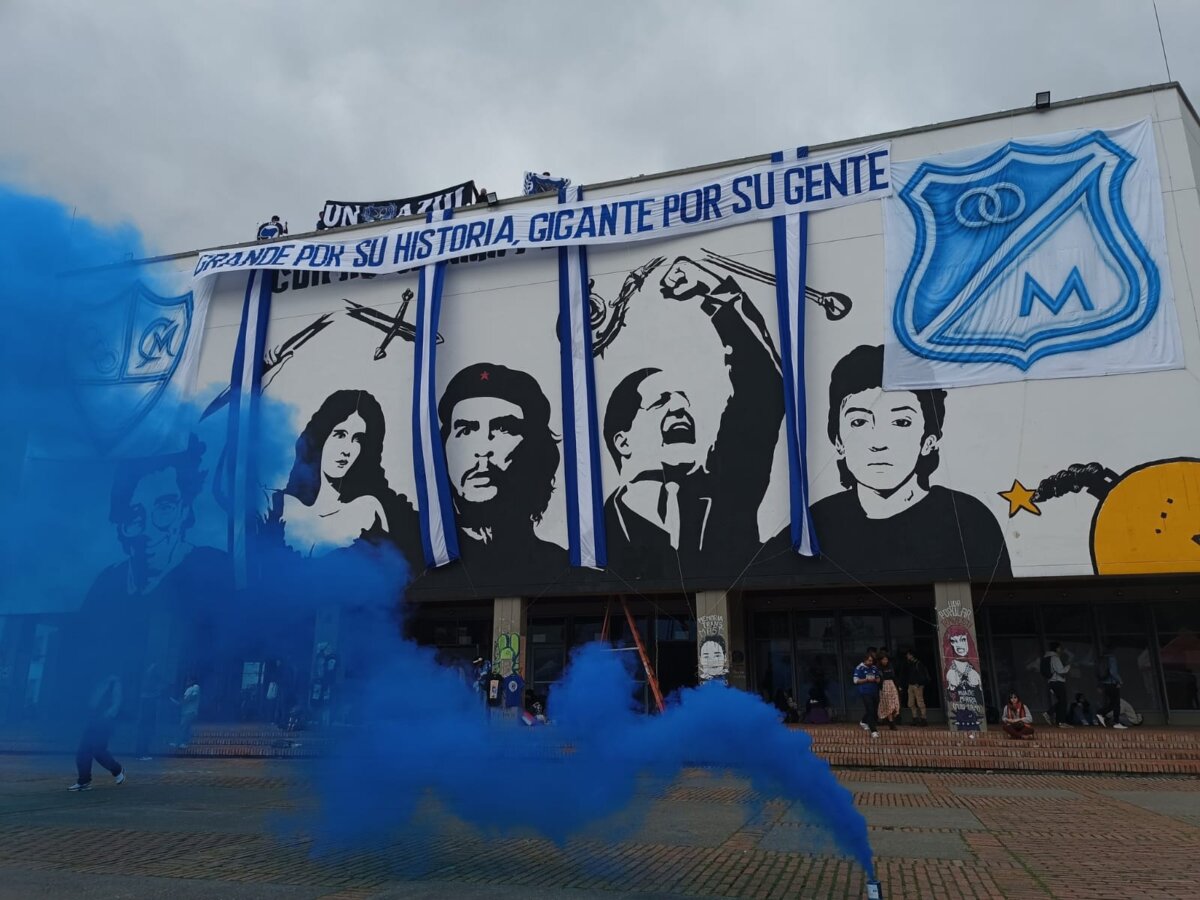 Millonarios es uno de los equipos con la mejor hinchada de Colombia. 
