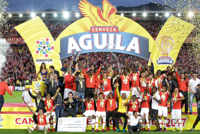 Santa Fe suma un total de cuatro Superligas en su historia. La más reciente en el 2021, ante América de Cali.