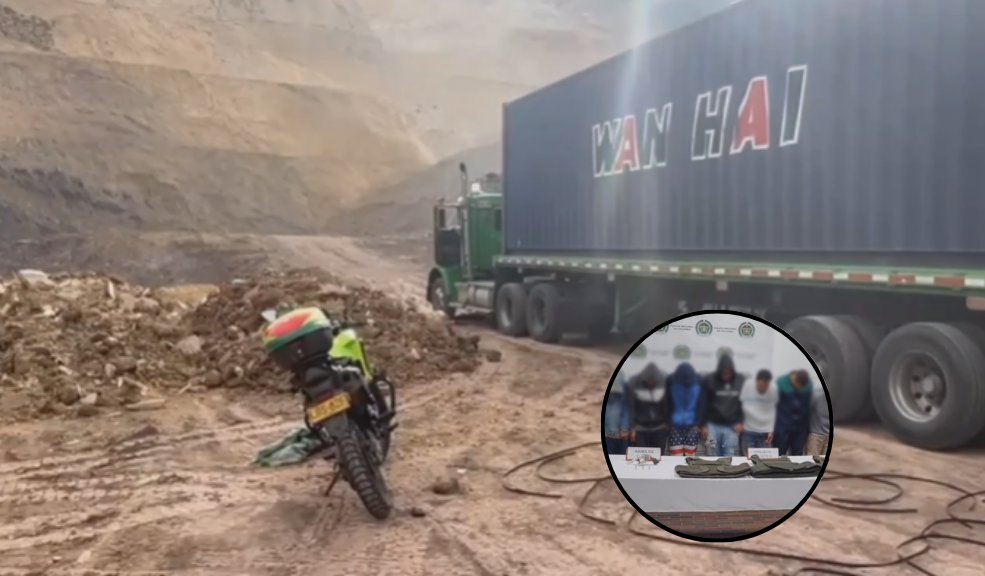 Cayó banda que se robó tractomula con botín de $800 millones en Ciudad Bolívar
