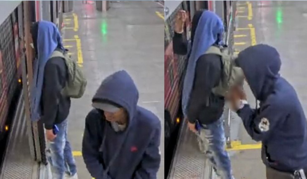 Robo en estación La Sábana: Policía captura a dos hombres armados
