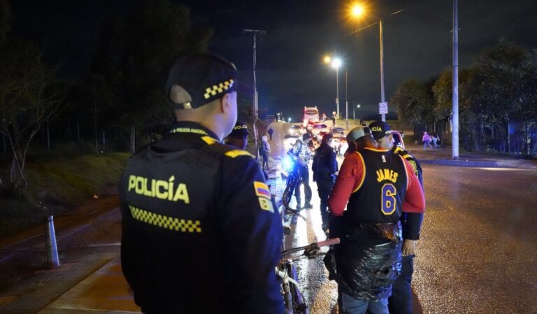 De madrugada y bajo el frío: Q’HUBO patrulló con la Policía en Soacha