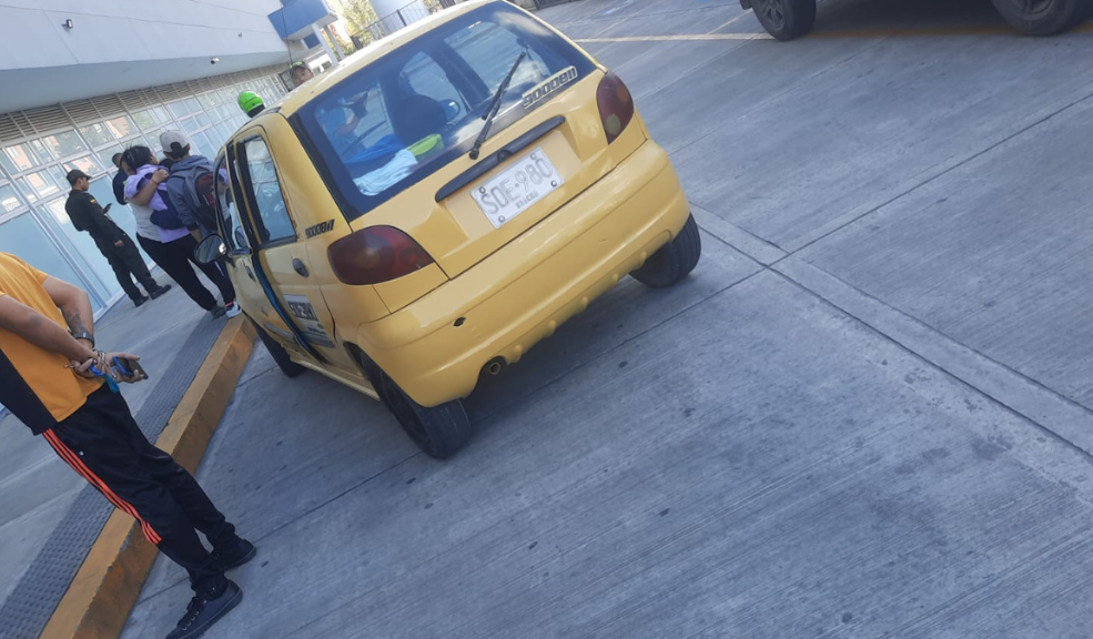 Soacha: conductor de taxi fue baleado