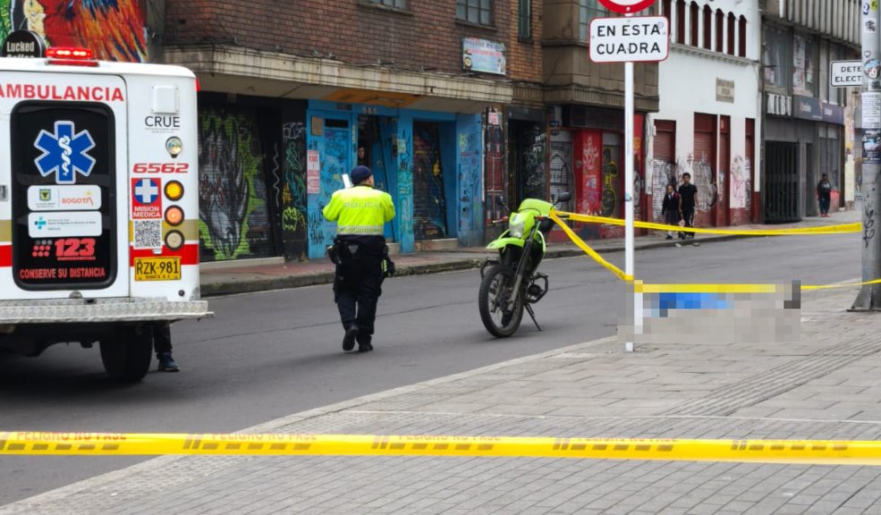 ¡Atención! una persona cayó desde el edificio Bacatá