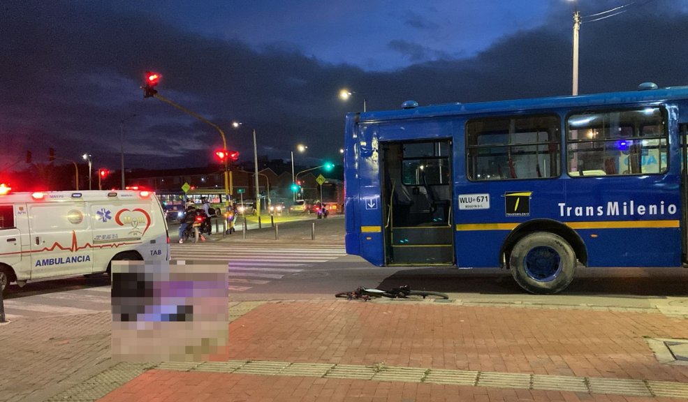 Accidente en Kennedy le costó la vida a un ciclista 2 Accidente en Kennedy le costó la vida a un ciclista
