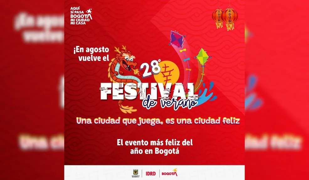 Bogotá se llena de vida con el Festival de Verano 2025: China será el país invitado Este año, la gran novedad será la participación de China como país invitado, lo que permitirá a los asistentes sumergirse en los colores, sabores y tradiciones de esta nación asiática.