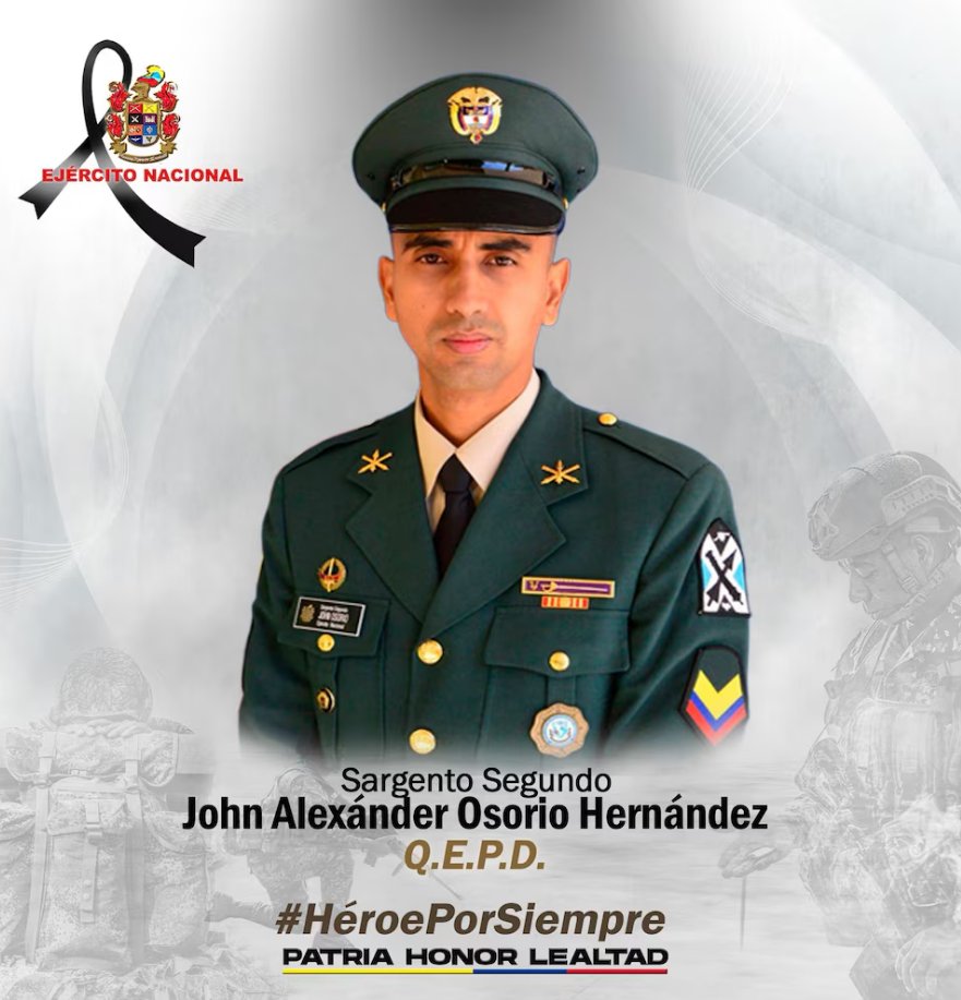 En Cundinamarca: misteriosa muerte de suboficial Jhon Osorio en base militar de Tolemaida 1 En Cundinamarca: misteriosa muerte de suboficial Jhon Osorio en base militar de Tolemaida El suboficial Jhon Alexánder Osorio Hernández fue hallado sin vida la mañana del viernes en el sector Los Mangos, cerca del Hospital de las Fuerzas Militares en la Base Militar de Tolemaida. El cuerpo presentaba signos de violencia y se presume que fue atropellado y abandonado.