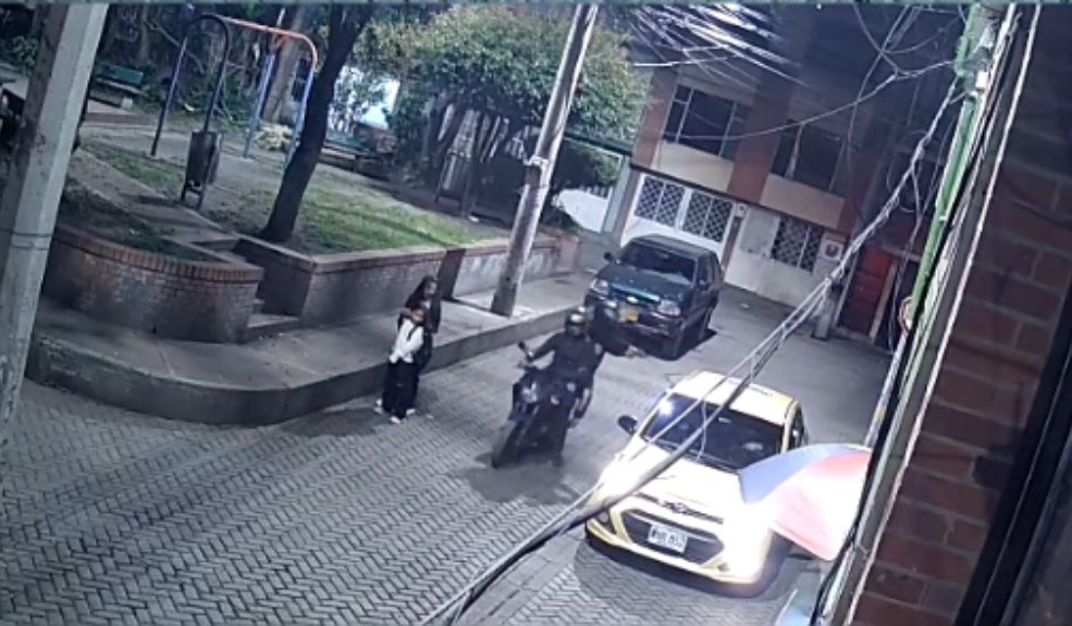 En video intento de sicariato en Usaquén dejó a una persona herida