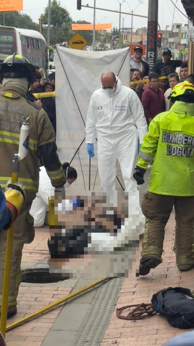 Hallan un cadáver calcinado dentro de alcantarilla en Kennedy