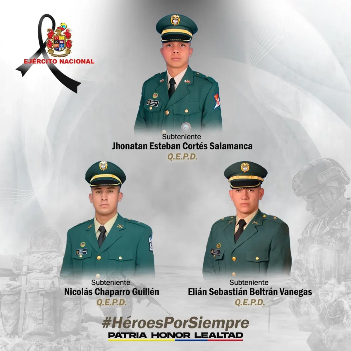 Mueren tres oficiales del Ejército durante entrenamiento en Tolemaida Tres militares del Ejército murieron ahogados tras ser arrastrados por las fuertes corrientes en Tolemaida.