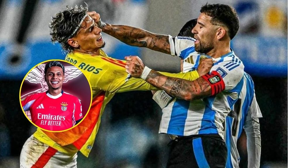 Richard Ríos llega a Benfica y lanza mensaje a Otamendi: “Vamos por títulos” Richard Ríos fue recibido con euforia en Lisboa tras su fichaje por el Benfica. En medio de la expectativa, el colombiano dejó atrás el cruce con Otamendi en las Eliminatorias y lanzó un mensaje claro.