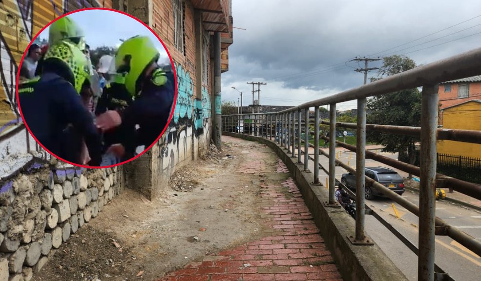 Un muerto y dos heridos a bala cerca de colegio en Suba