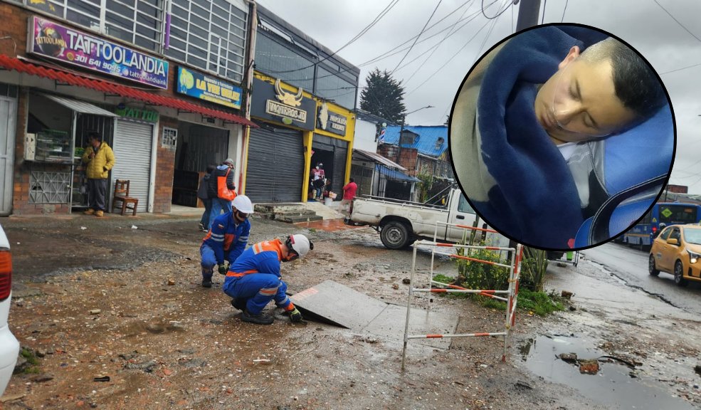 Walter sufrió una fuerte descarga eléctrica está vivo de milagro