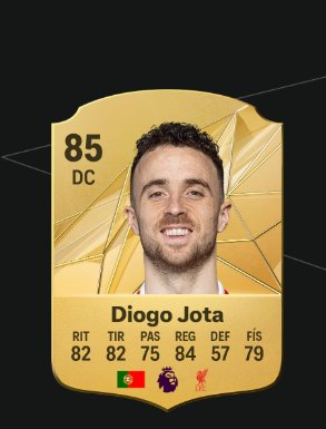 Diogo Jota: EA Sports toma decisión en FC 25 tras su muerte 1 Diogo Jota: EA Sports toma decisión en FC 25 tras su muerte El fallecimiento de Diogo Jota conmocionó al mundo del fútbol y también impactó a la comunidad gamer. En respuesta, EA Sports tomó medidas especiales en FC 25 para honrar su legado, retirando sus cartas de sobres en Ultimate Team y congelando sus rangos de precio, como tributo al delantero portugués.
