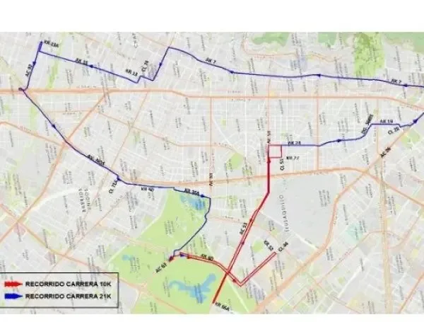 ¡Tome nota!: estos serán los cierres viales por la Media Maratón de Bogotá 2025 Más de 30 kilómetros de vía estarán cerrados este domingo por la Media Maratón de Bogotá, que reunirá a 42.000 corredores.