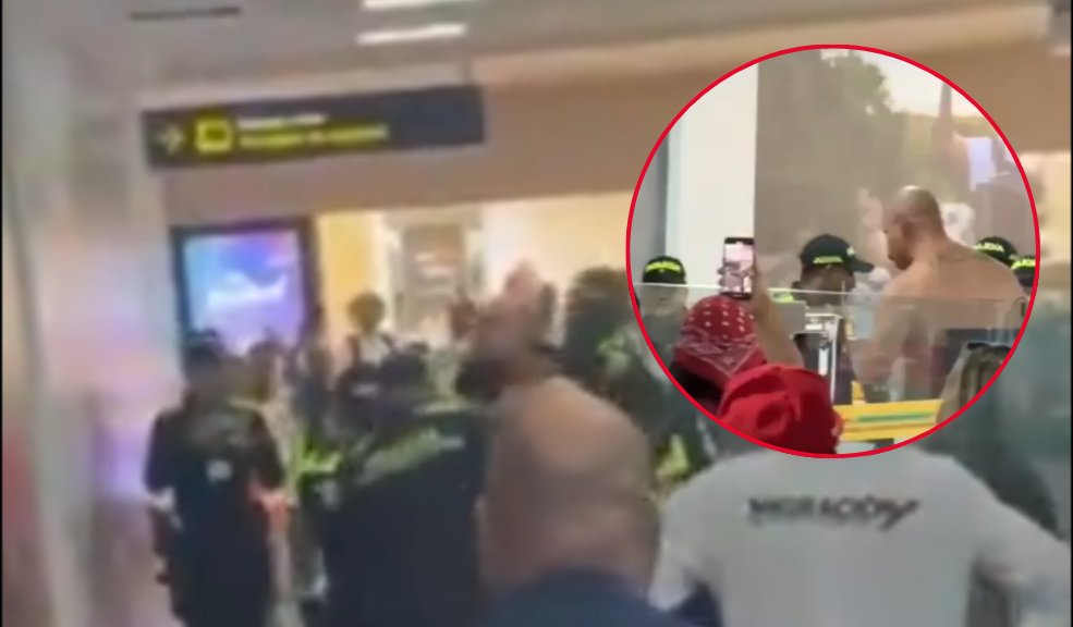 ¡A los golpes! Turista extranjero causó destrozos en el aeropuerto de Cartagena 3 ¡A los golpes! Turista extranjero causó destrozos en el aeropuerto de Cartagena