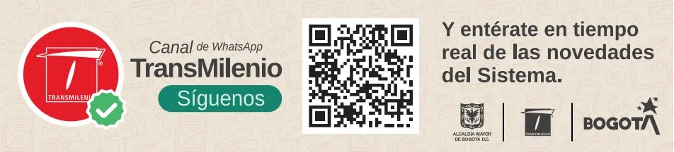 CANAL DE WHATSAPP TRANSMILENIO