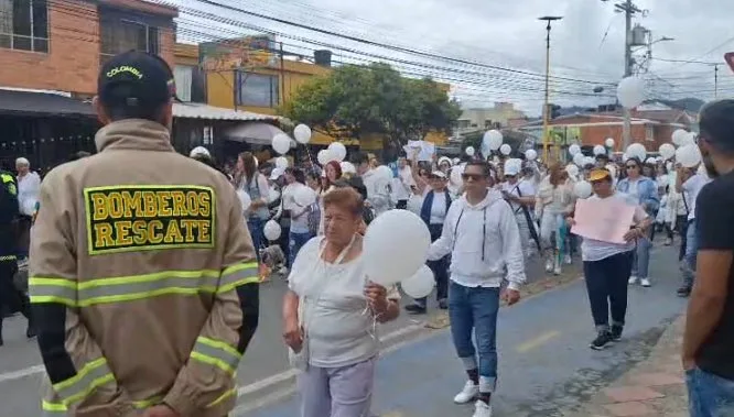 Cajicá marchó por la búsqueda de Valeria Afanador 1 Cajicá marchó por la búsqueda de Valeria Afanador