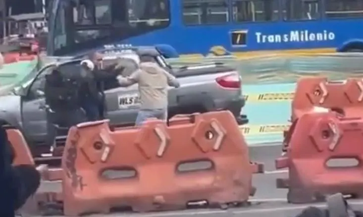 En La Floresta roban a conductor en plena vía y lo dejan en los rines