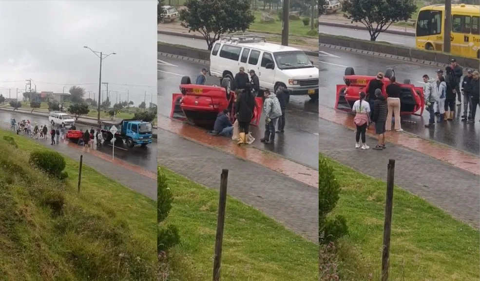 En Usme: accidente de tránsito en la Autopista al Llano generó alerta vial