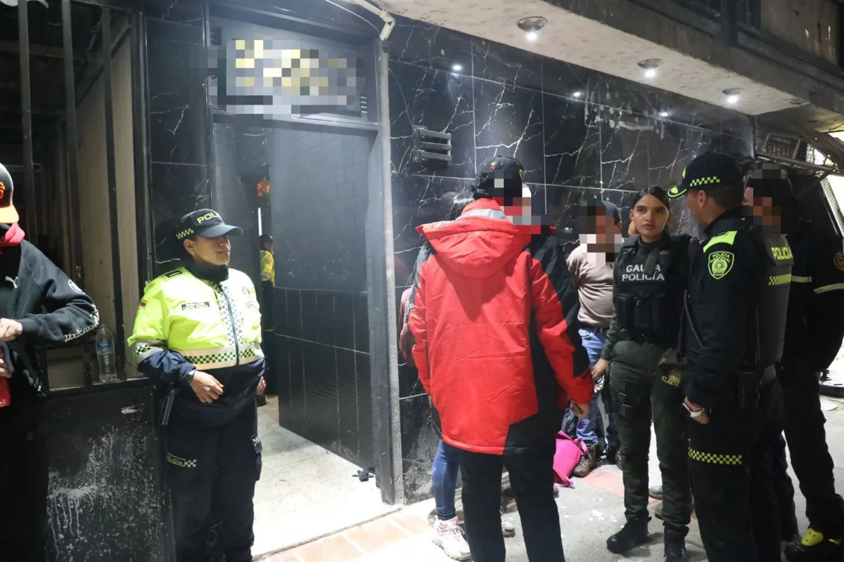 Clausuran bar fachada de sindicato con menores en Bogotá