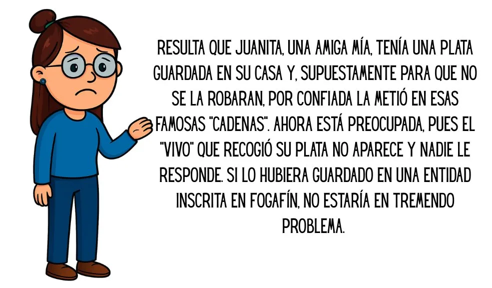 Los riesgos de guardar el dinero bajo el colchón, según MariAhorro MariAhorro, nuestra experta en el cuidado del dinero, te cuenta las ventajas de contar con un seguro de depósitos. Además, te da algunas recomendaciones para ahorrar.