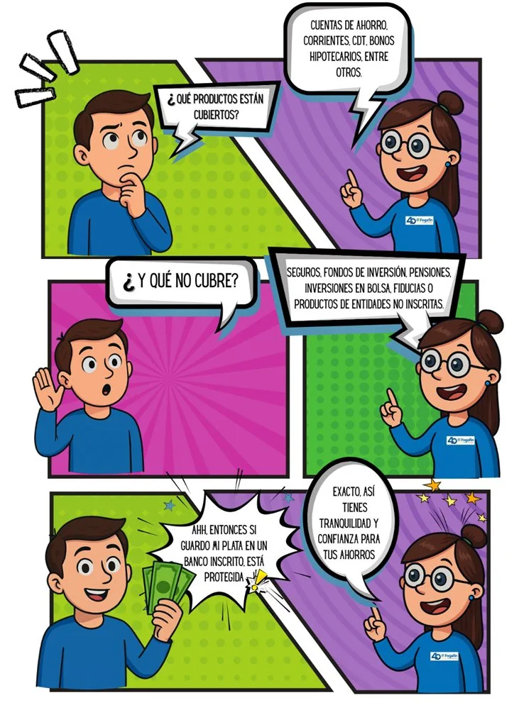 ¿Quieres cuidar tu platica? MariAhorro te enseña MariAhorro, nuestra experta en el cuidado del dinero, te explica los beneficios que tiene contar con un producto en una entidad inscrita con Fogafín.