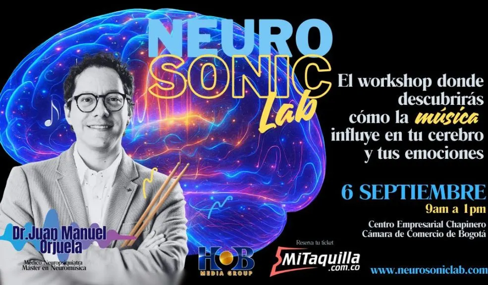 Participe en Neurosonic Lab: Sonido y mente en conexión La cita será en el Centro Empresarial Chapinero de la Cámara de Comercio de Bogotá.