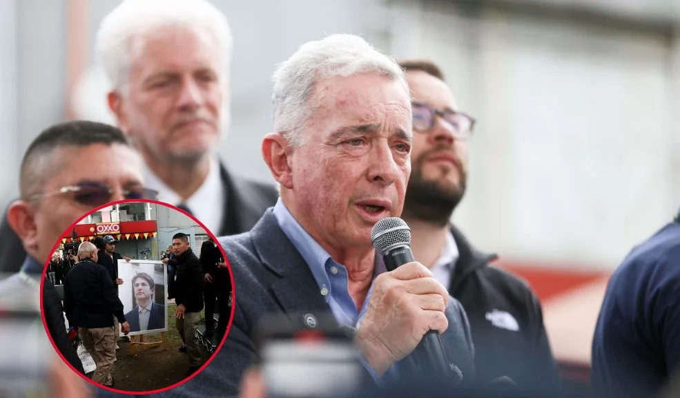 Álvaro Uribe rindió homenaje a Miguel Uribe Turbay en Modelia