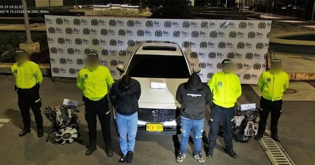 Policía inflitrado en "Los Platinos". / Fotos: Secretaría de Seguridad Bogotá.