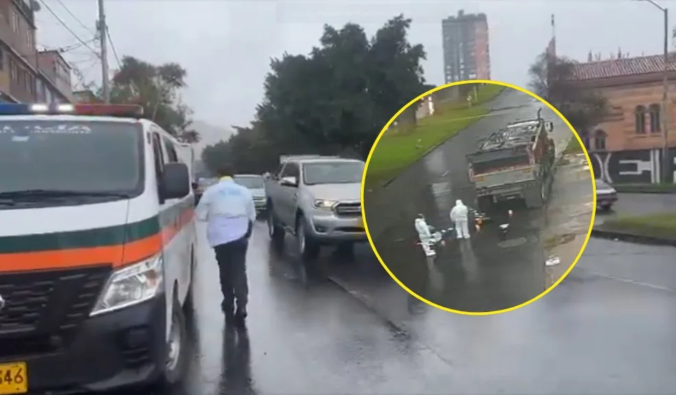 Usaquén: motero falleció en fuerte choque contra una volqueta En la localidad de Usaquén, un grave accidente de tránsito le costó la vida a un motociclista tras chocar contra la parte trasera de una volqueta.