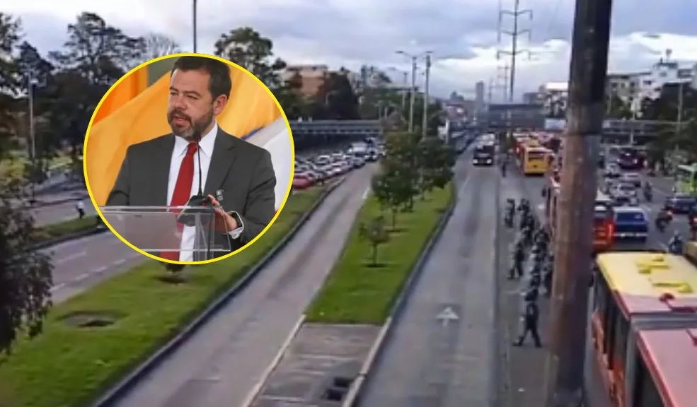 Alcalde Galán habló sobre las protestas en la 'Nacho': "es criminalidad" El alcalde Carlos Fernando Galán se pronunció sobre las protestas en la Universidad Nacional y calificó de "criminalidad" los disturbios que se registraron en el sector.