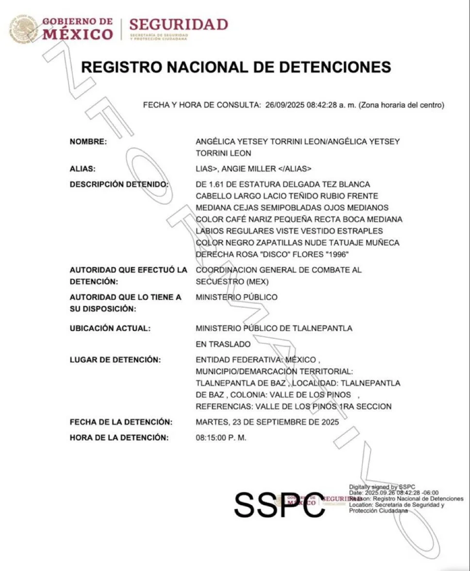 Capturan a Angie Miller en México. Podría estar relacionada con la muerte de B-King y Regio Clown 1 Capturan a Angie Miller en México. Podría estar relacionada con la muerte de B-King y Regio Clown Una nueva arista se ha abierto en el caso del asesinato de los artistas urbanos colombianos B-King y Regio Clown. La actriz e influencer venezolana Angie Miller fue capturada en México por su presunta vinculación con el crimen.