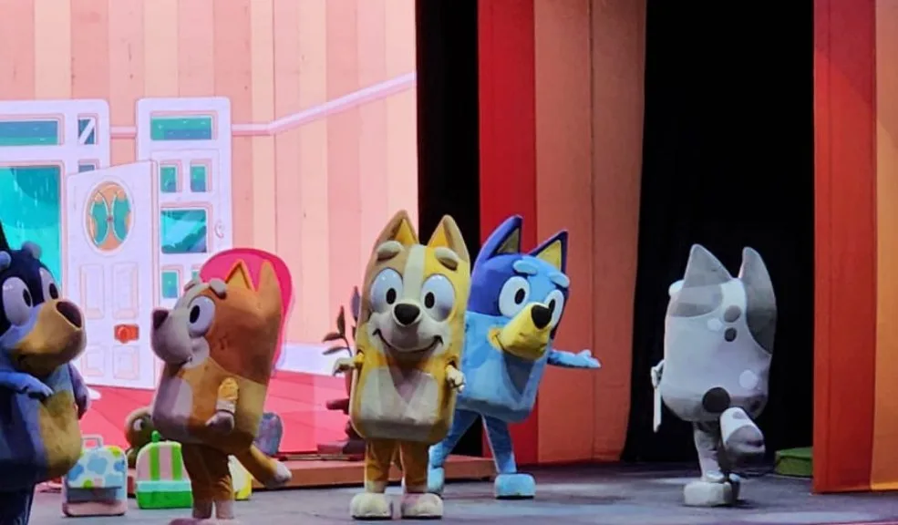 Una fiesta de pelos: Bluey y su familia la rompieron en Bogotá